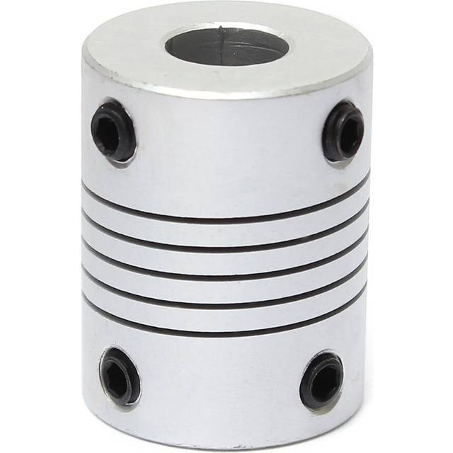 8mm x  8mm Aluminum Flexible Shaft Coupling OD19mm x L25mm CNC Stepper Motor Coupler Connector
