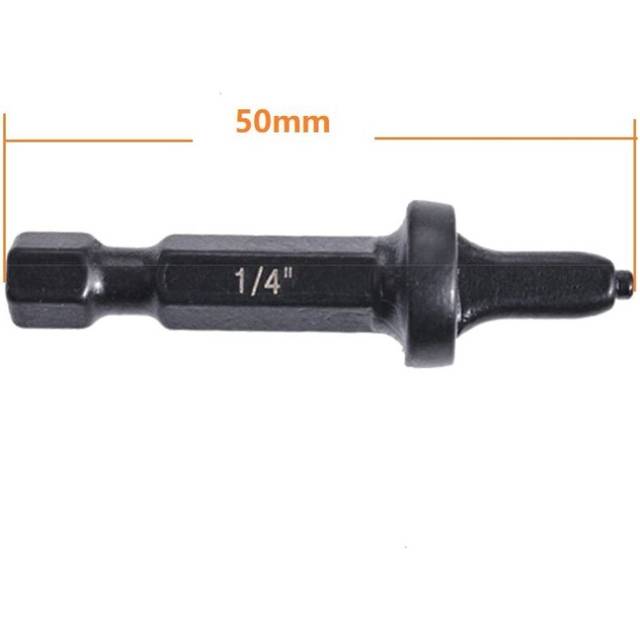 (1/4) 1/4 Inch Hex Handle Tube Expander High Carbon Steel Electric Reamer Copper Pipe Drill Rotary Tool