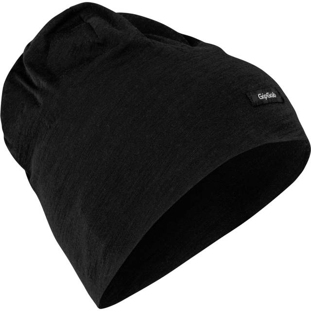 Merino Polyfibre Lightweight Beanie Black (L) - Svart (L)