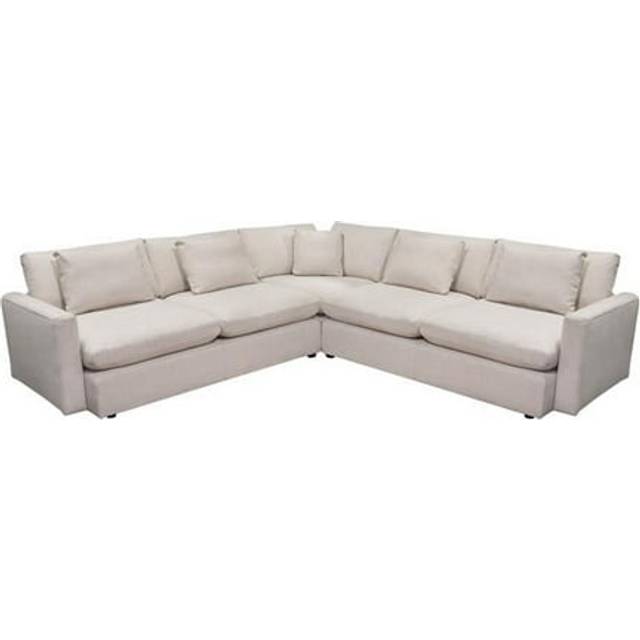 Malibu Plush Velvet 2C2 Corner Sofa With Diamonds - 6 Colours | Wowcher