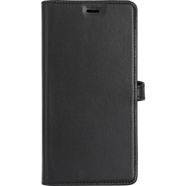 Samsung Galaxy S24 Ultra Buffalo 2-i-1 Magnet Flip-Fodral i Äkta Läder med Plånbok - Svart