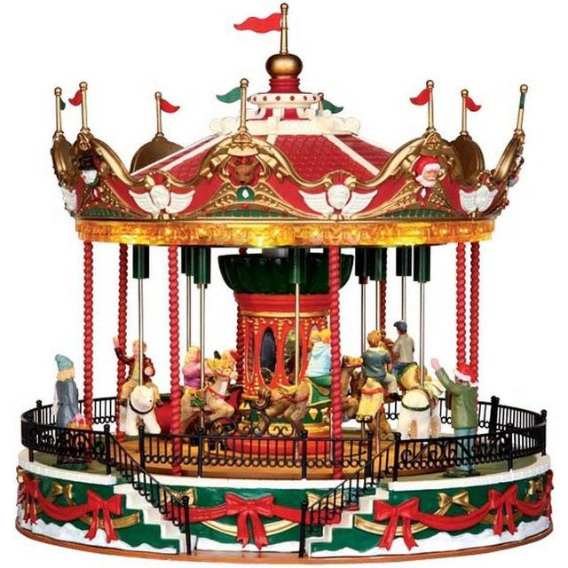 Lemax Christmas Village, Santa Carousel by Lemax