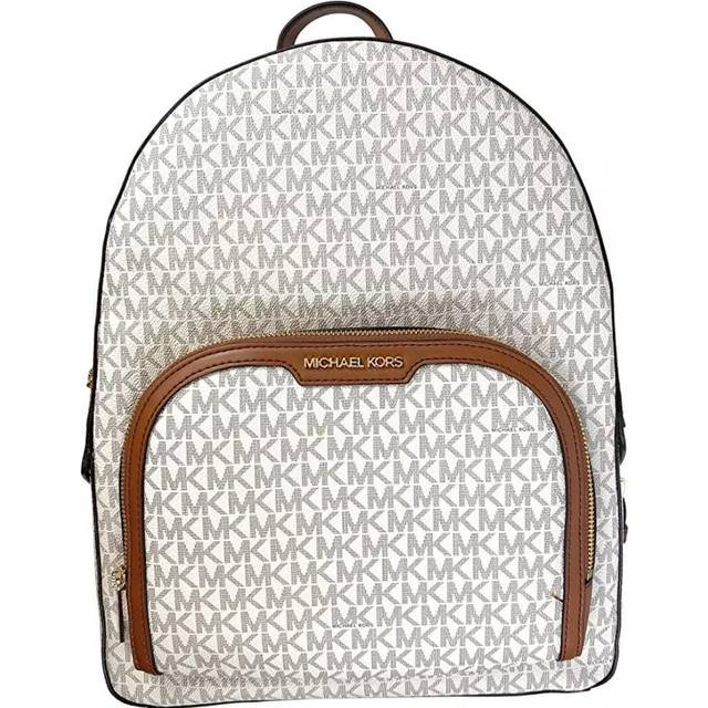 Michael Kors Jaycee Large Coated Canvas Backpack