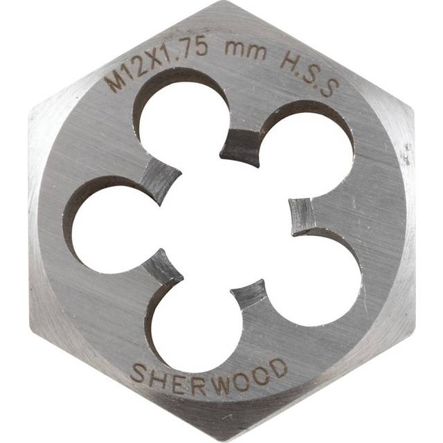Sherwood 12X1.75MM HSS Hexagon Die Nut