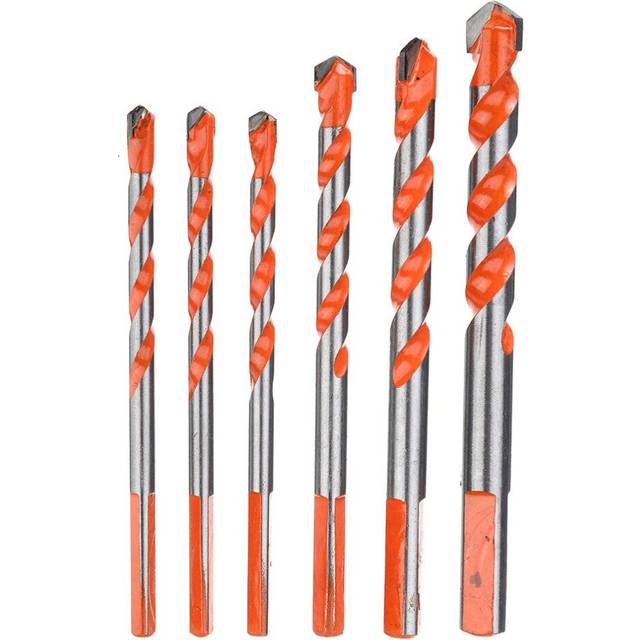 (6pcs) 5pcs 6-12mm Multi Construction Hole Saw Cutter for Concrete Masonry Wood Aluminum