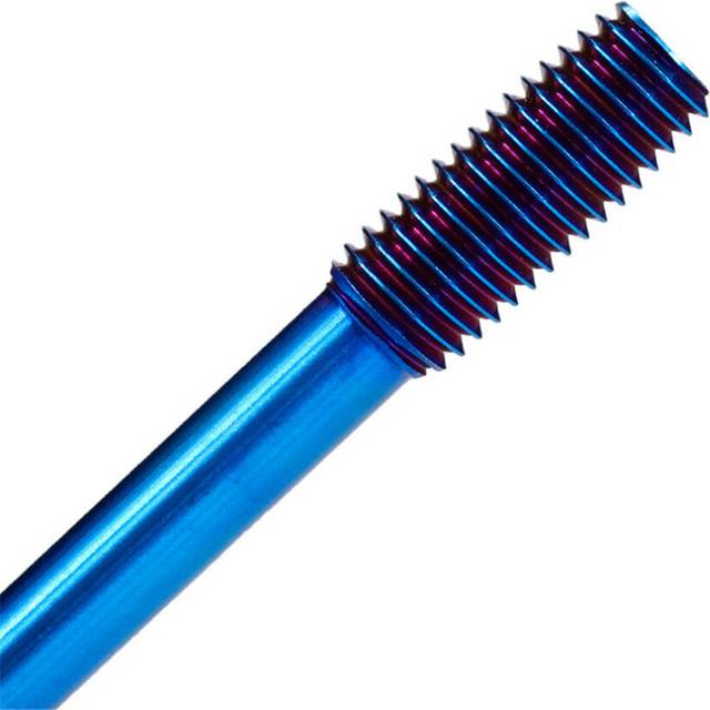 (M5) Blue Nano Flute-less Forming Machine Taps M2-M12 Metric Machine Plug Tap Extrusion Taps HSS Thread Screw Tap Drill