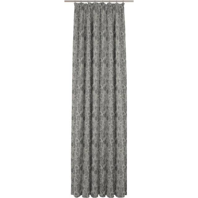 Micheal Pinch Pleat Opaque Single Curtain - Grey (225cm Width x 145cm Drop)