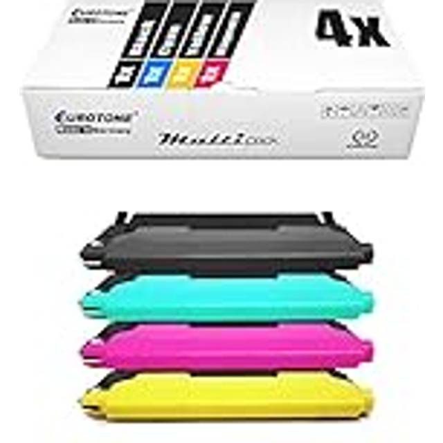 Eurotone 4x Toner im Set kompatibel med HP Color Laser 150a 150nw MFP 178nw 178nwg 179fng 179fnw 179fwg ersätter W2070A-13A CKMY