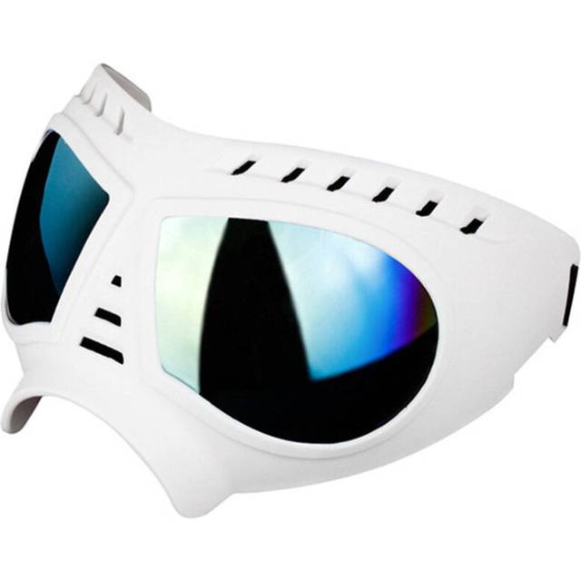 (White) Anti-UV Pet Dog Goggles Sunglasses Eye Wear Protection Waterproof