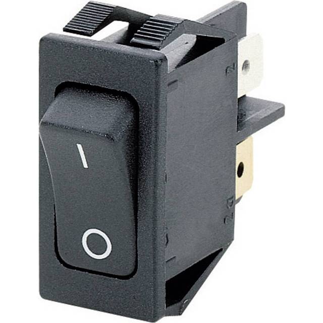 Marquardt 1552.0102 Vippekontakt 1552.0102 250 V/AC 16 A 2 x Off/On IP40 Klikkende 1 stk