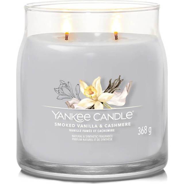 Yankee Candle Signature Medium Candle Sive Smoked Vanilla & Cashmere 368 g