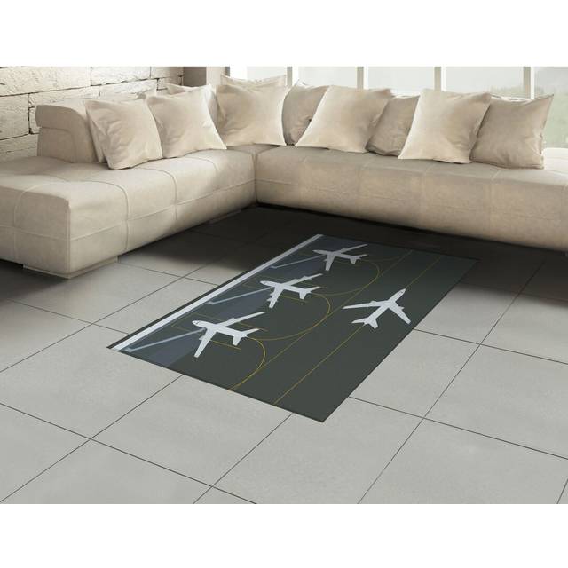 South Hadley Flatweave White/Dimgray/Fawn Rug (Rectangle 120 x 180cm)