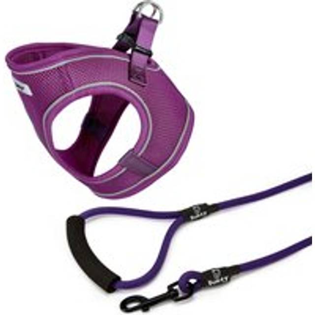 Bunty Voyage Harness Large Purple and Clip-on Rope Lead X-large Purple, Purple
