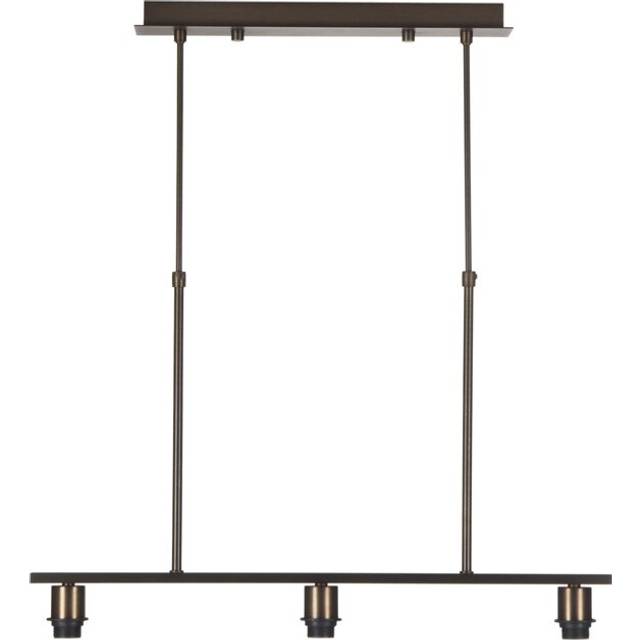 Renteria 3-Light Kitchen Island Pendant - Antique Brass