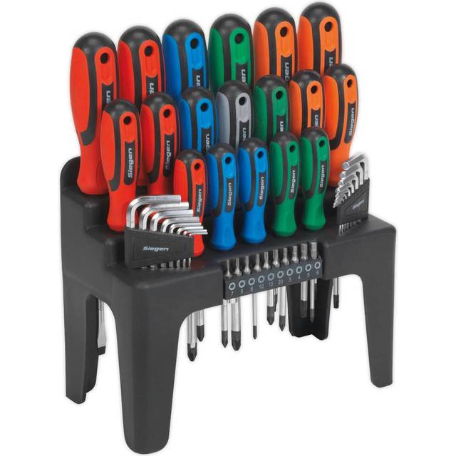 Sealey S01090 44 Piece Screwdriver Hex Key &amp; Bit Set