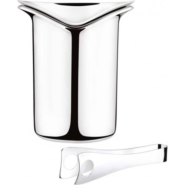 Georg Jensen Wine ice bucket with tongs 21 cm