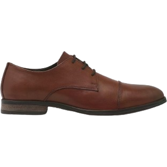 Size 9 Mens Jack & Jones Big & Tall Brown Leather Derby Shoes Big & Tall