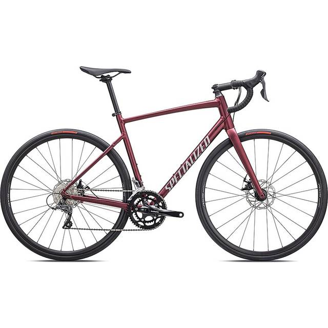 Specialized Allez Disc Road Bike 2025 - Satin Maroon/Silver Dust/Flo