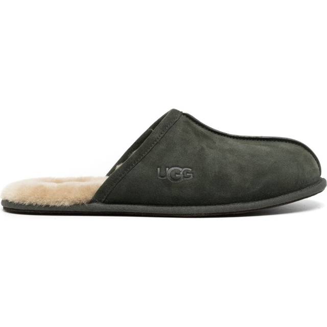 Ugg Mens Khaki Scuff Raised-seam Suede Slippers Eur 40 / 6 Uk Men - KHAKI