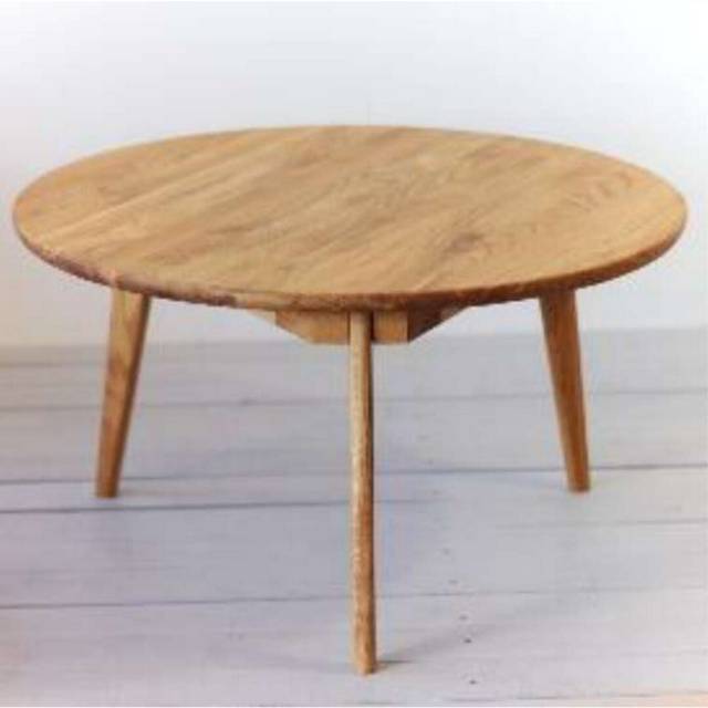 Cozine Solid Wood Coffee Table - Brown (45cm H X 110cm W X 110cm D)