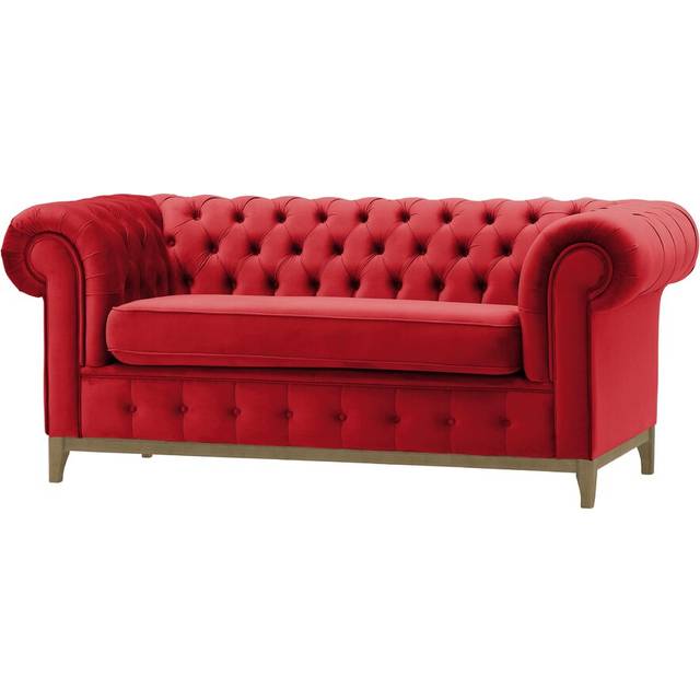 Fruithurst 3 Seater Chesterfield Sofa - Olive Green (78cm H X 190cm W X 92cm D)
