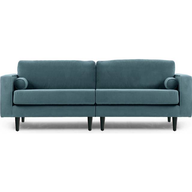 Boubacar 4 Seater Sofa - Petrol (92cm H x 270cm W x 93cm D)