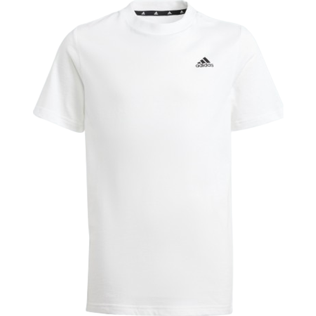 Logo Print Cotton T-Shirt with Short Sleeves - White - 7/8Y (120 to 126CM)