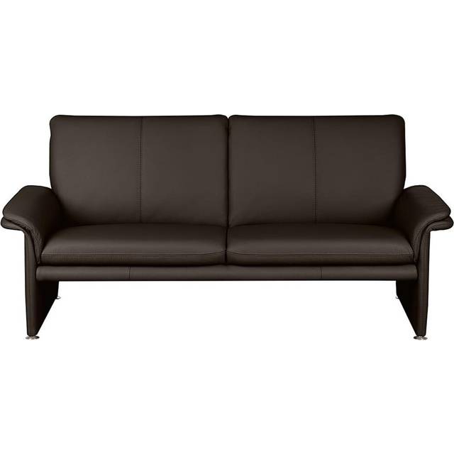 Abby-Gayle Genuine Leather 2 Seater Sofa - Brown (90cm H X 197cm W X 88cm D)