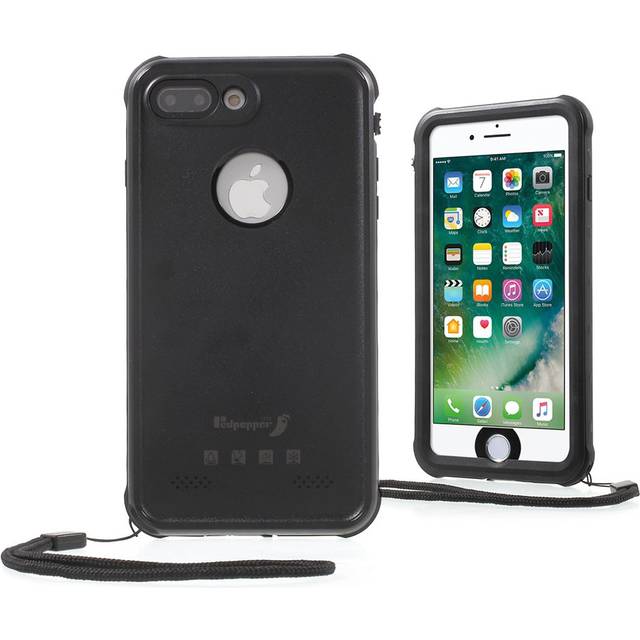 Redpepper Vattentät Plastskal till iPhone 7 Plus / 8 Plus - Svart
