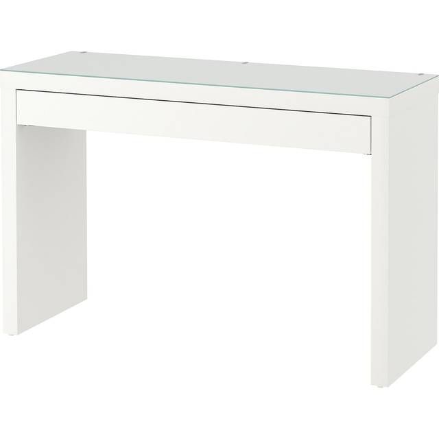 MALM Dressing table, white, 120x41 cm