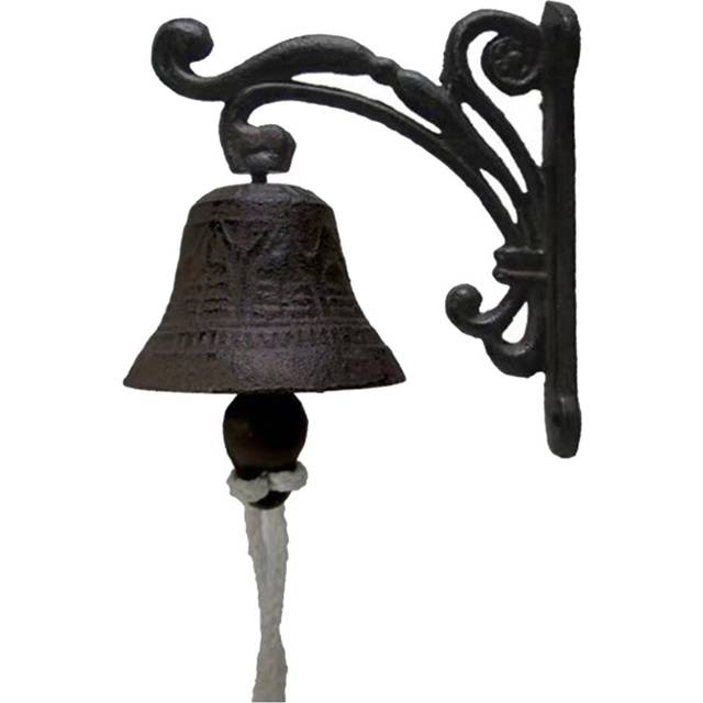 Vintage Design Doorbell Garden Cast Iron Doorbell Wall Bell Gocke Door Knocker Rustic Welcome Entrance Porch Decorative Doorbell