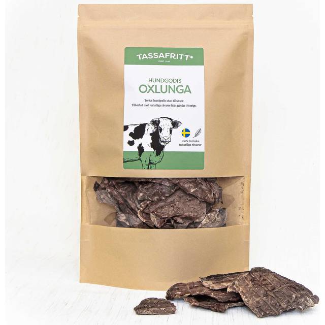 Svenskt Hundgodis Oxlunga - 1 kg