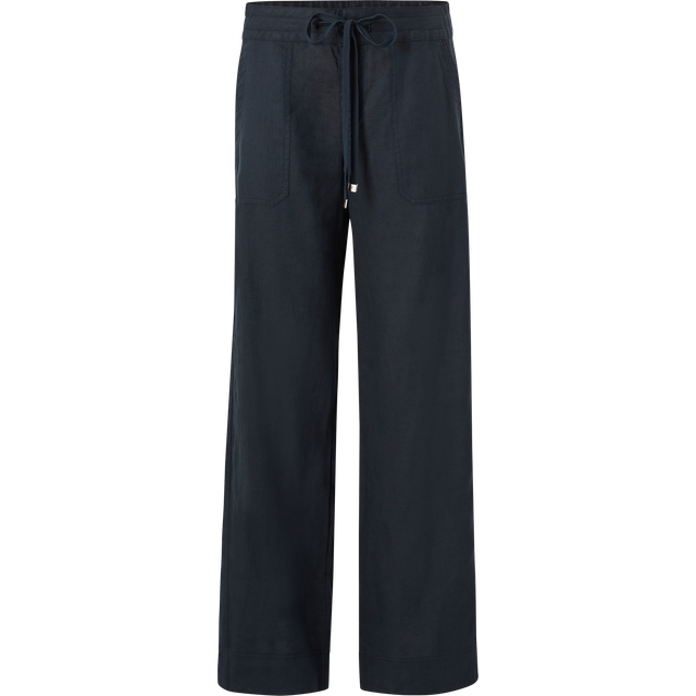 Ralph Lauren, Wide Trousers, female, Black, L, Wide Leg Pant