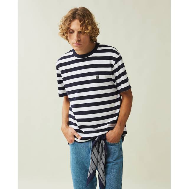 LEXINGTON CLOTHING Lee Heavy Bretton Tee |Marinblå |XXL