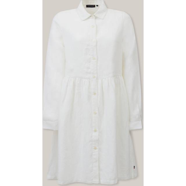 Lexington Andrea Linen Dress, Offwhite