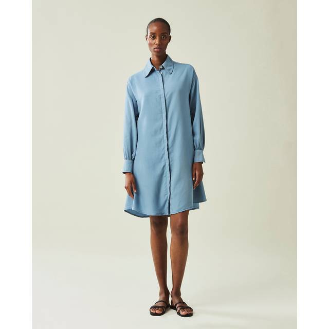 LEXINGTON CLOTHING Arabella Lyocell Dress |Blå |L