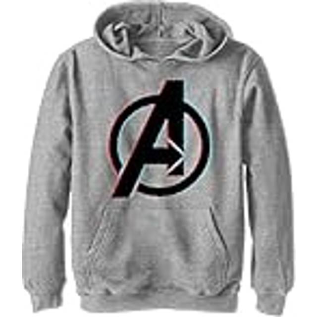 Marvel Avengers Classic Avenger 3D huvtröja, atletisk Heather, XL, Athletic Heather, XL
