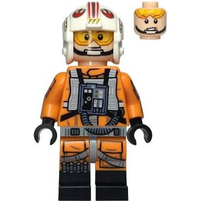 LEGO Star Wars Luke Skywalker Pilot Suit Black Boots Minifigure from 75355
