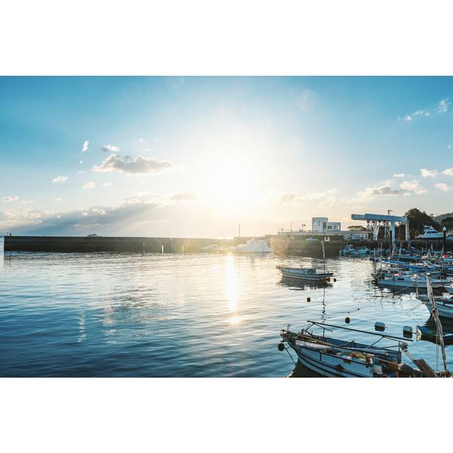 Scenery of Port - Wrapped Canvas Photograph (51cm H x 76cm W x 3.8cm D)