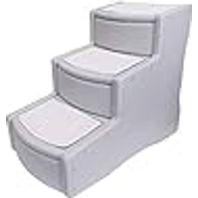 Pet Gear Easy Step III Pet Stairs, 3 Step for Cats/Dogs, Removable Washable Carpet Treads, for Pets Up to 150lbs, No Tools Required