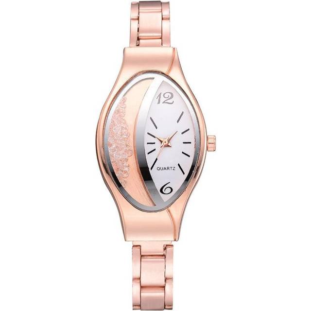 Rolling Rhinestone Women Watches Stainless Steel Women's Wrist Watch Relogio Feminino products - Pink