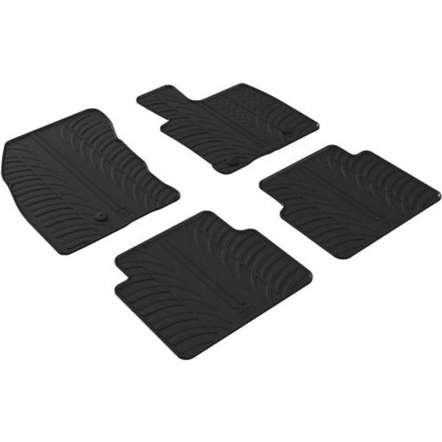 Car Mats for Ford Kuga Mk.3 2020 - 2025 | Gledring Custom-Fit Black Rubber Floor Mat Set