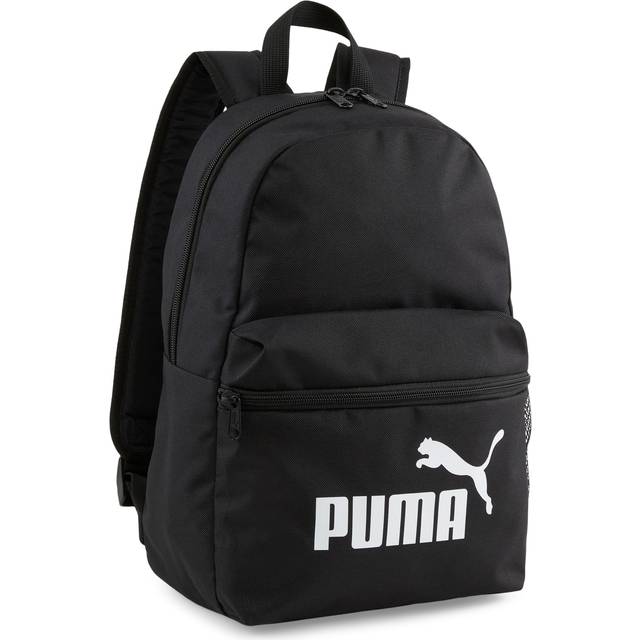 Puma Logo Print Backpack - Black