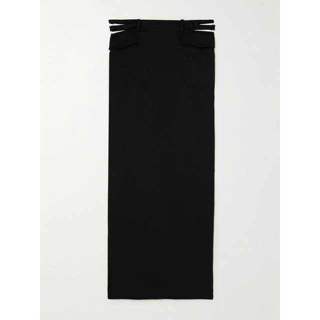 Dion Lee - Crepe maxi skirt - Black - UK 8