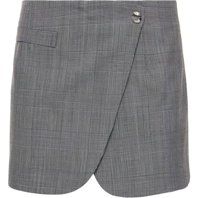 Tailored Wool Mini Skirt