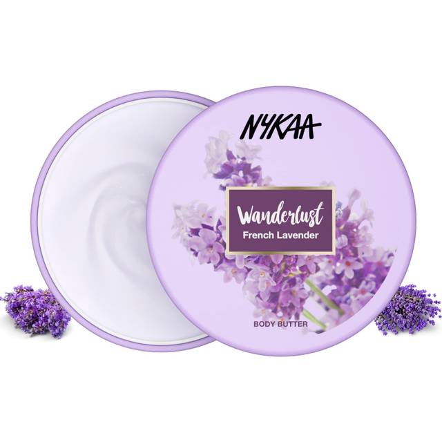 Nykaa Naturals Wanderlust Body Butter - French Lavender for Women 6.76 oz Body Cream