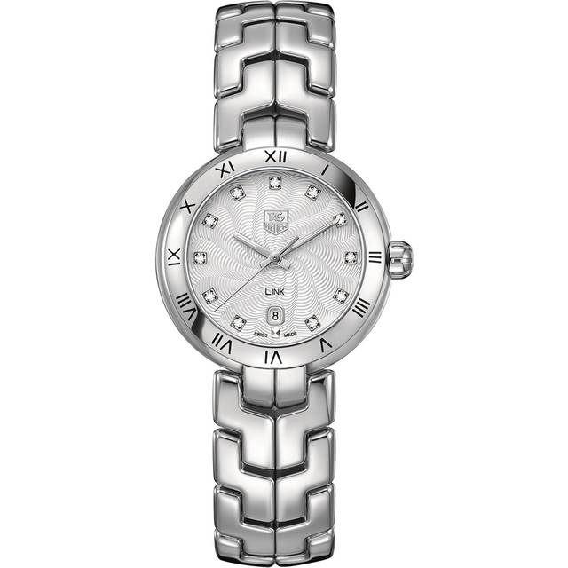 TAG Heuer Watch Link Diamond Dial - Silver
