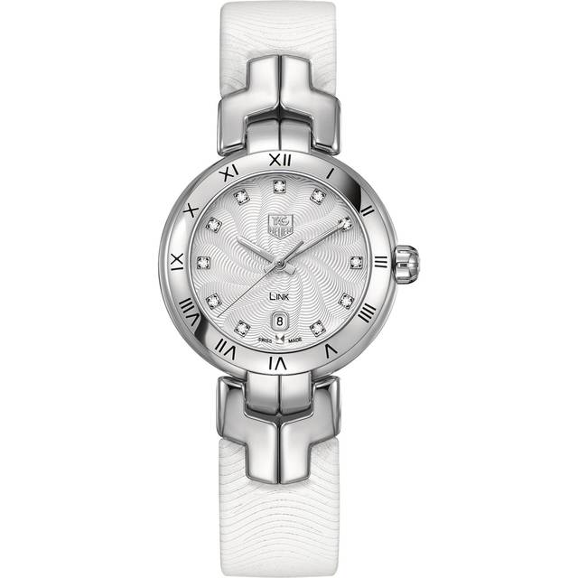 TAG Heuer Watch Link Diamond Dial - Silver