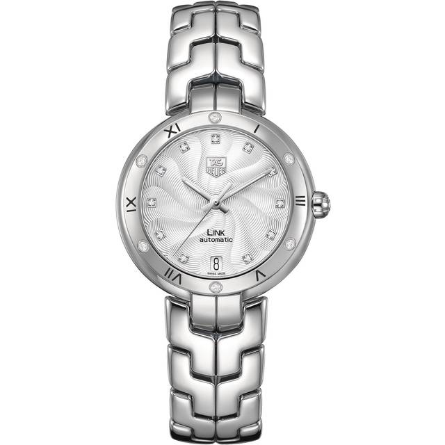 TAG Heuer Watch Link Diamond Dial - Silver