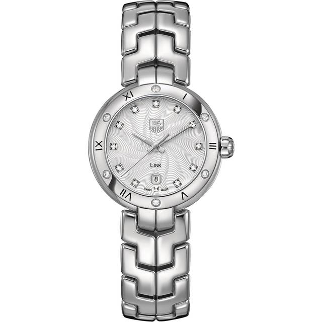 TAG Heuer Watch Link Diamond Dial - Silver